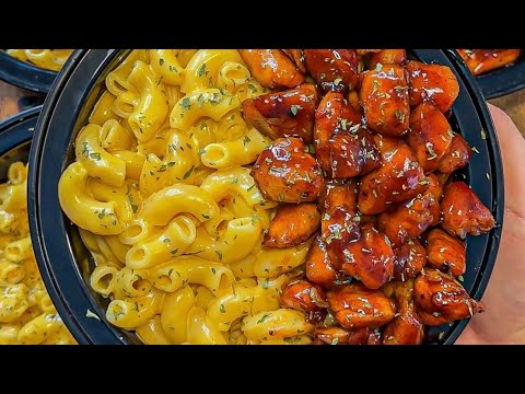 Honey Barbecue Chicken Mac and Cheese