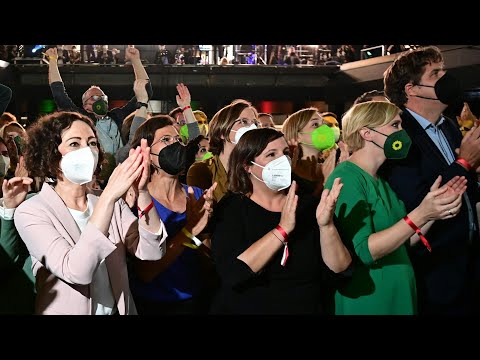 Jubel bei den Grünen über Ergebnis bei der Bundestagswahl | AFP