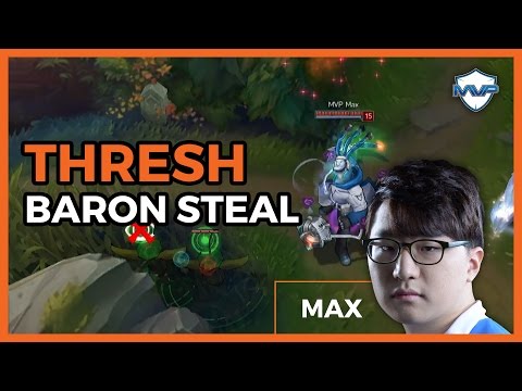 [LCK] AMAZING THRESH BARON STEAL feat. MVP MAX