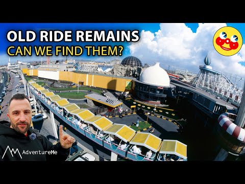 What Remains of Former Rides at Blackpool Pleasure Beach?