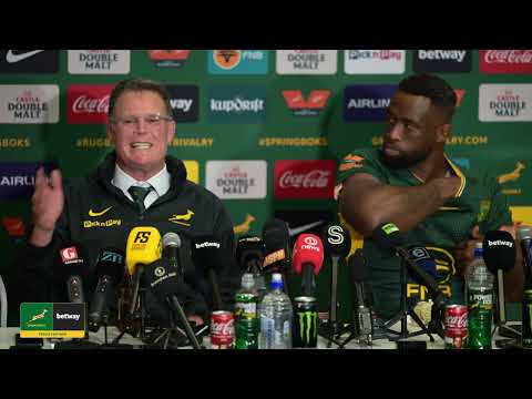 Rassie Erasmus Reacts to EPIC 2-1 Series Lead vs All Blacks! | Springboks Press Conference 🇿🇦💚