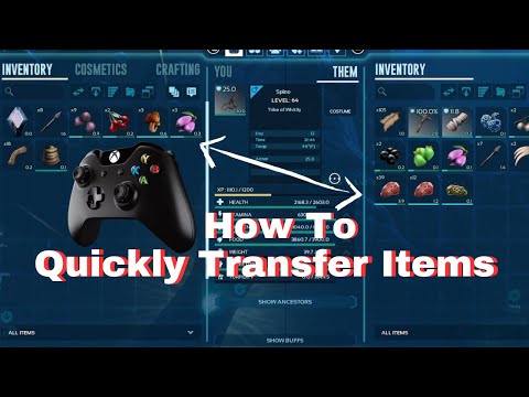 How To Quickly Move Inventory Items On Contoller In Ark Survival Ascended (Xbox Console Guide)