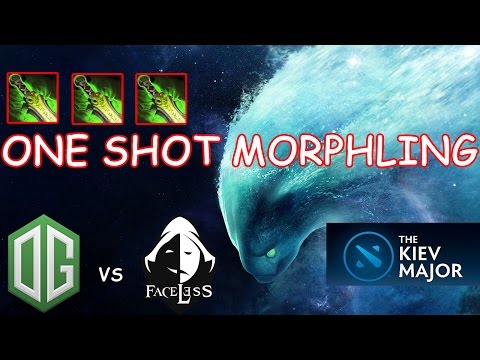 OG vs Faceless Game 1 || Kiev Major (One Shot Morphling destroys OG)