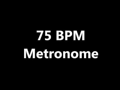 75 bpm Metronome Click Track