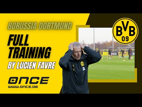 Borussia Dortmund - full training by Lucien Favre