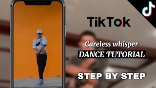 CARELESS WHISPER Tiktok Dance Tutorial STEP BY STEP Dance choreography @shanongtv1