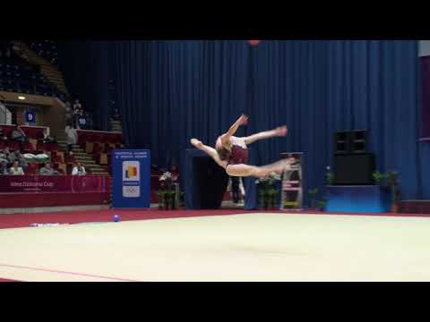 Leonor Trifonova Bozhanova RG Levski BUL Ball Seniors 2003 Irina Deleanu Cup 2020