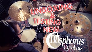 Video thumbnail for Unboxing & Testing New Bosphorus Cymbals by Mike Malone