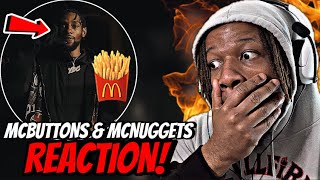 Ybcdul - McButton’s & McNuggets (Official Video) [REACTION]