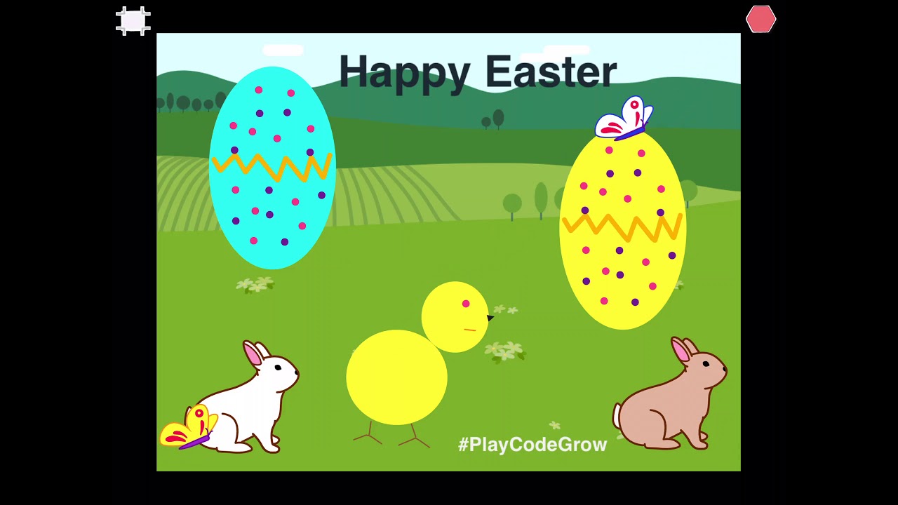 Coding an Easter Card with  First Class Coders