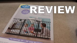 Regalo baby or pet gate assembly install and review