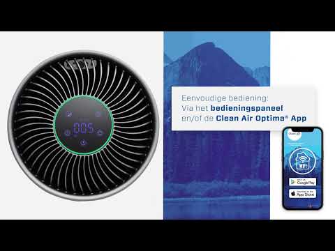 Clean Air Optima® CA-503T Compact Smart - Intelligente HEPA UV ionisator luchtreiniger
