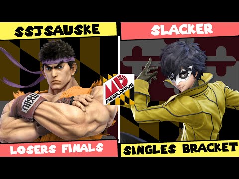 Mega Drive #124: Losers Finals - SSJSauske (Ryu) vs Slacker (Joker) SSBU Singles