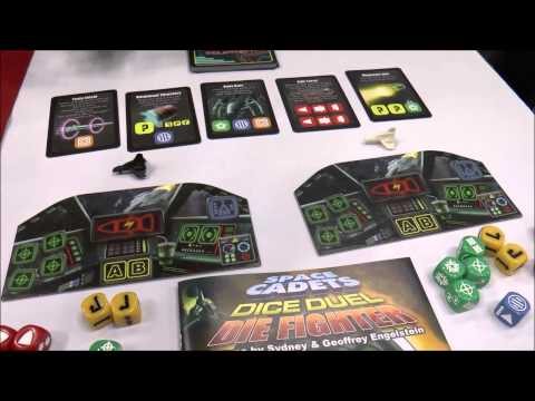 Gen Con 2014 - Space Cadets: Dice Duel Die Fighter Demo 