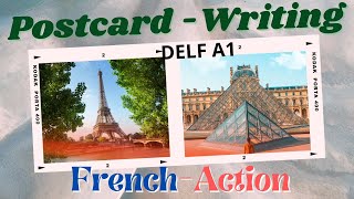 How to write a postcard in French: DELF A1, with Jenny at your fingertips