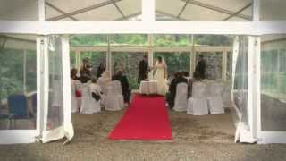 preview picture of video 'Clan Donald Visitor Centre Skye (Armadale Castle) Wedding Video Rowena & Stephen'