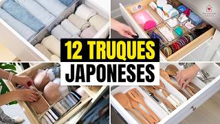 12 TRUQUES DOS JAPONESES para uma CASA ORGANIZADA E ESPAÇOSA