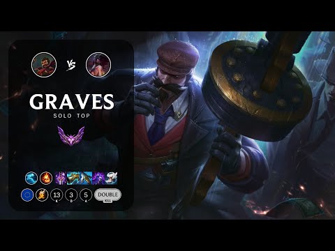 Graves Top vs Akali - EUW Master Patch 13.14