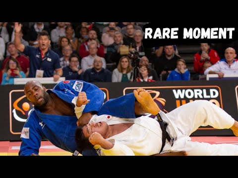 rare moment in JUDO TEDDY RINER losing and in hard times