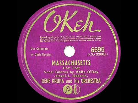 1942 Gene Krupa - Massachusetts (Anita O’Day, vocal)
