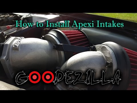 R32 Skyline GTR - APEXi Power Intakes Install