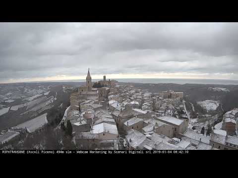 Timelapse Ripatransone (Ap) - 4 Gennaio 2019
