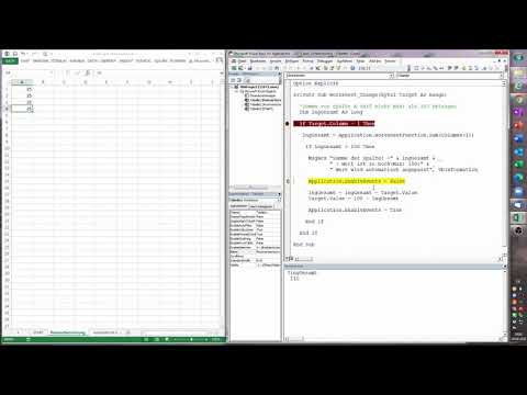 184. Excel-VBA: Auf Eingaben automatisch reagieren - zwei Praxisbeispiele