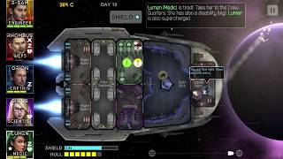 Testing the Energy Shield in Heliconian - Starship Crew Control