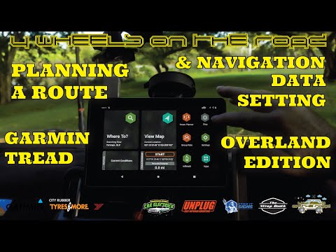 Planning A Route & Navigation Data Setting - Garmin Tread Overland Edition. Everything You Need!