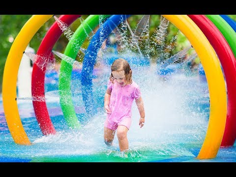 Водные игры. Детский аквапарк.