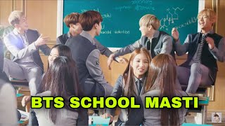 BTS School masti //Hindi dubbing // Funny comedy