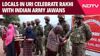 Raksha Bandhan 2024 | Raksha Bandhan Celebrations By Locals In Uri With Indian Army Jawans