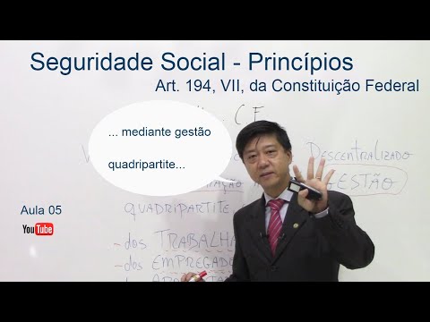 Social Security Law - Social Security Principles Art 194, VII, CF - class 5 - Prof Eduardo Tanaka