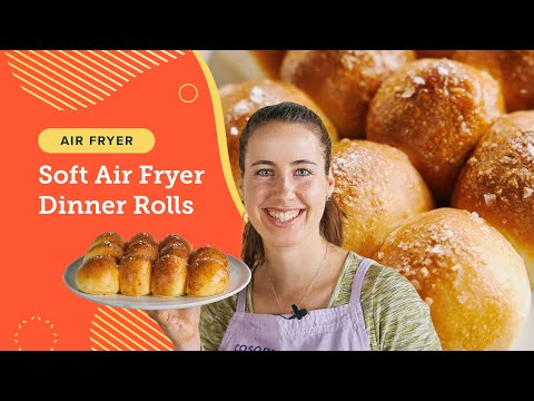 Fluffy Air Fryer Dinner Rolls | Quick & Easy Recipe!