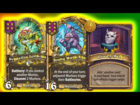 The Most OP Murlocs Build With Ghastly Mask Quest! | Christian Hearthstone Battlegrounds