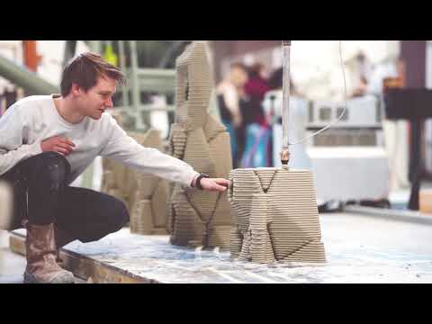 Vertico Concrete Printing for Mars - TUDelft, European Space Agency