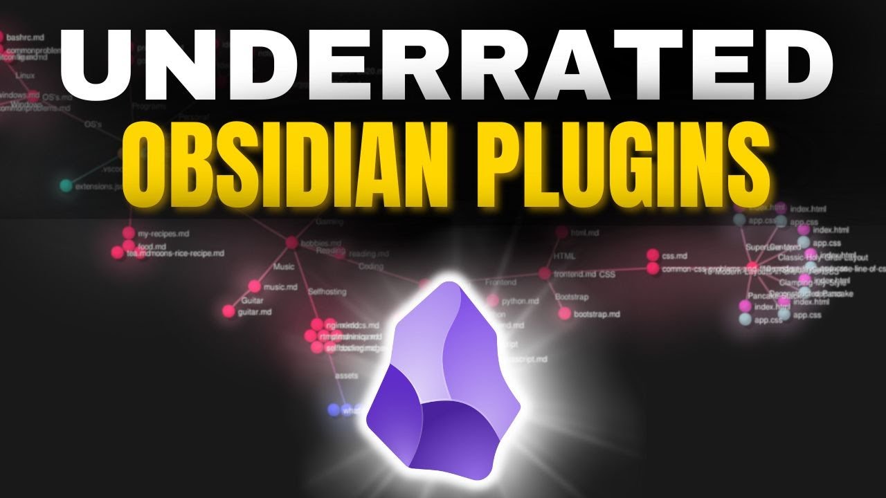 10 Obsidian Plugins Nobody Talks About(But You Should be Using)