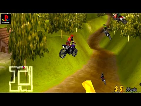 Motocross Mania - Gameplay PSX / PS1 / PS One / HD 720P (Epsxe)