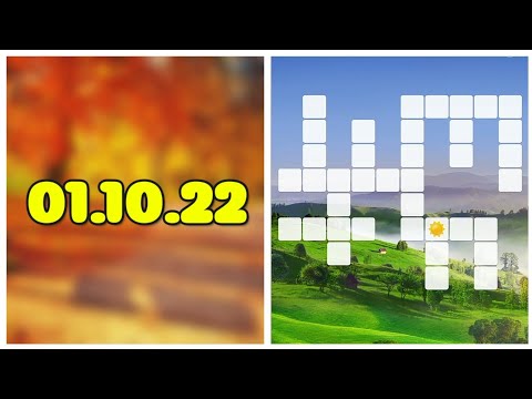 01.10.2022 Пазл дня, Кроссворд дня в игре Wow