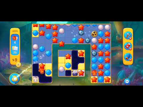 Fishdom Easy Level 12271 (with full seashell) @choraelmin