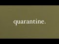 Ecasrev Quarantine Official Audio Prod QAWI KAMRI