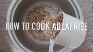 How to cook Adlai rice? (Healthy alternative to rice) #shorts