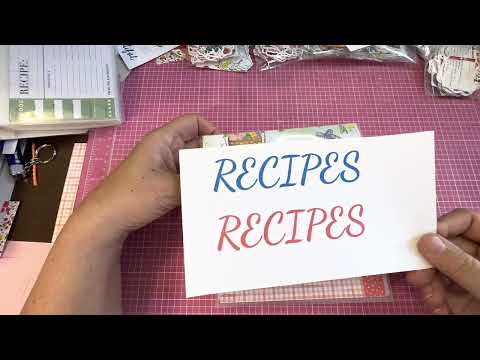 RECIPE ALBUM TUTORIAL | SPRING CRAFT FAIR IDEA