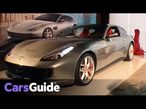Ferrari GTC4 Lusso T 2017 up close in Sydney | video