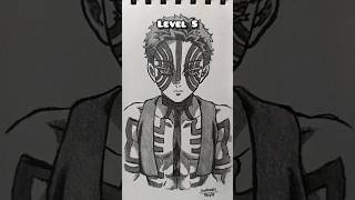 How to draw Akaza in different level #anime #drawing #akaza #demonslayer #art #animedrawing #fyp #fy