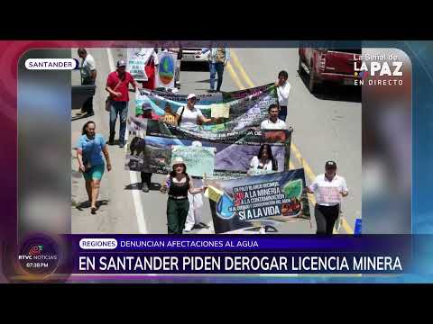 EN LA PAZ SANTANDER MÁS DE 3000 PERSONAS SE PUEDEN QUEDAR SIN AGUA