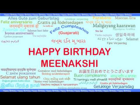 Meenakshi   Languages Idiomas - Happy Birthday