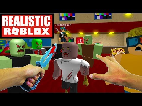 Realistic Roblox - SURVIVE THE ZOMBIE ATTACK IN ROBLOX! ROBLOX ZOMBIES