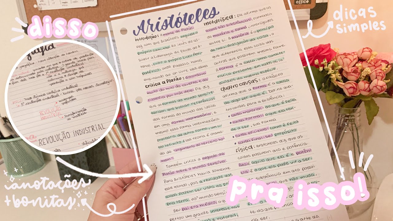 como fazer anotações MAIS BONITAS | dicas que realmente funcionam