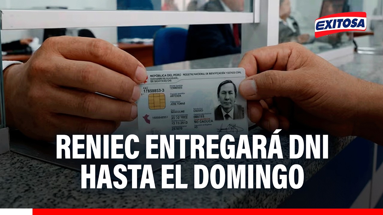 🔴🔵 Ciudadanos deben verificar el estado del trámite del DNI en la web, indica vocero del Reniec